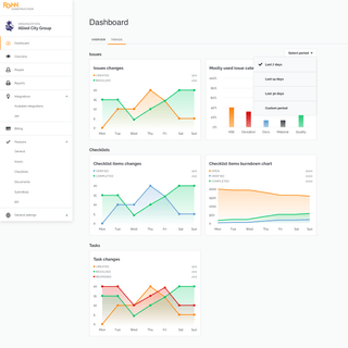 Web App, Tenant Dashboard