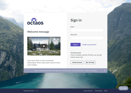Login (alert - default)
