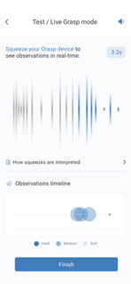 Grasp Insight Mobile App, Live Mode