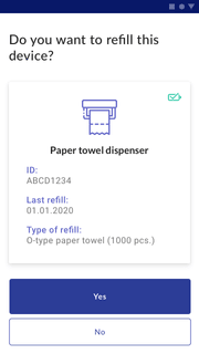 Mezrit Mobile App - Refill process