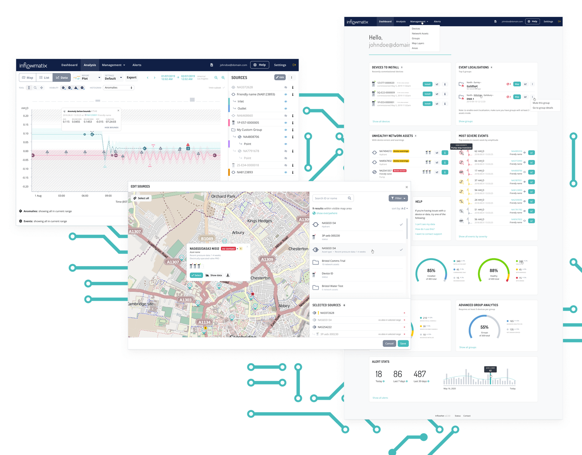 Product development and maintenance for water network analytics suite by zaven
