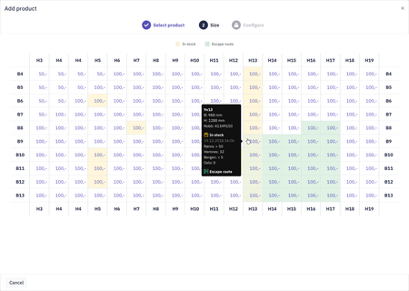 Quote Details (add product - step 2)