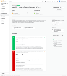Web App, RFI in review
