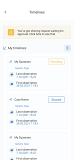 Grasp Insight Mobile App, Manage Timelines